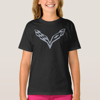 T-shirt CAR - &quot ; CHEVROLET CORVETTE&quot ; - LOGO Cla