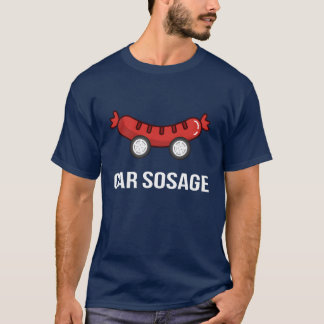 T-shirt car sosage 2021 e funny