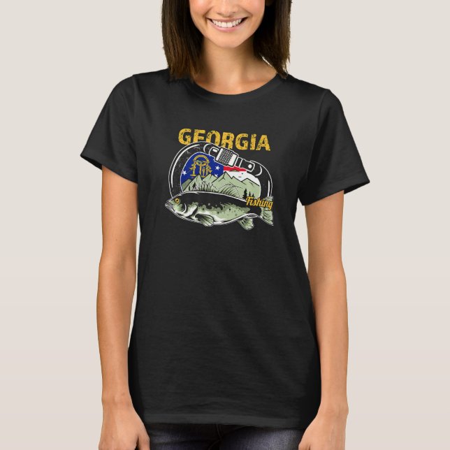 T-shirt Carabiner Géorgie Pêche (Devant)