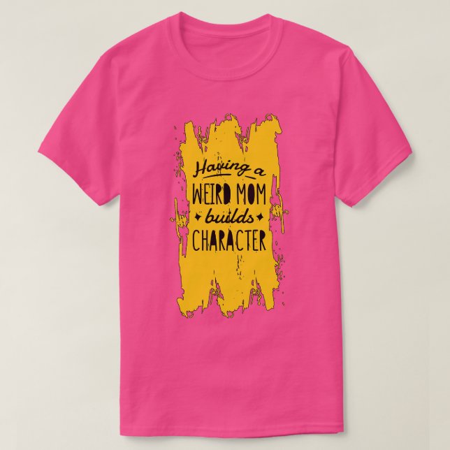 T-shirt Caractère de construction des mamans super 178 (Design devant)
