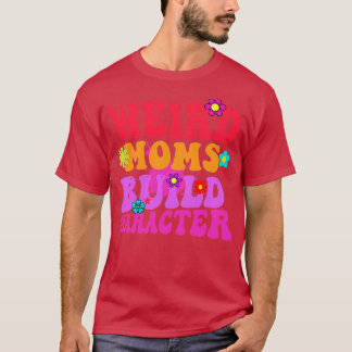T-shirt Caractère de construction super de mamans bizarres