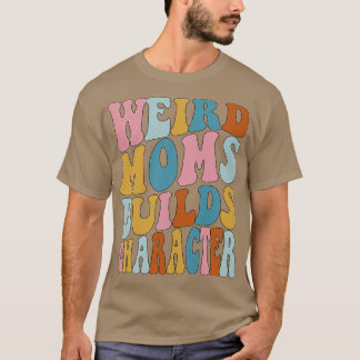 T-shirt Caractère de construction super de mamans bizarres