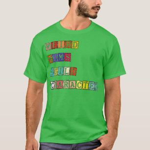 T-shirt Caractère de construction super de mamans bizarres