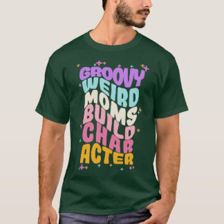 T-shirt Caractère de construction super de mamans bizarres