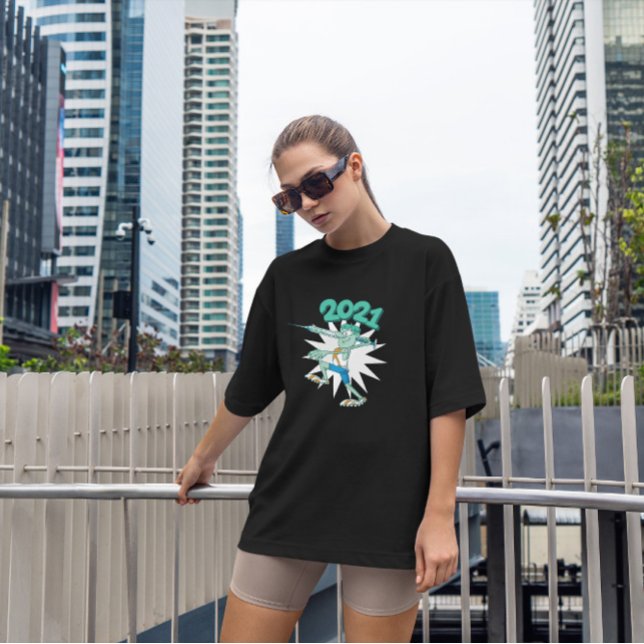 T-shirt Caractère de décathlon de vaccin (Créateur téléchargé)