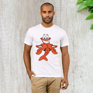 T-shirt Caractère de homard au dessin souriant