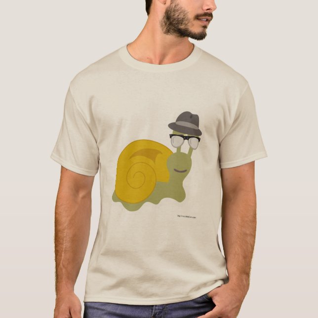 T-shirt Caractère de l'escargot de Hepcat Fedora (Devant)