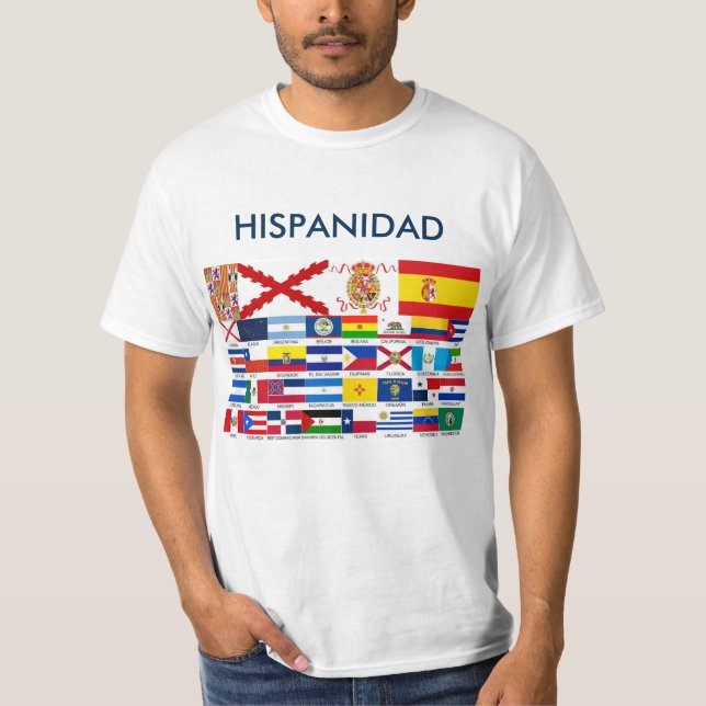 T-shirt CARACTÈRE ESPAGNOL origine et pays (Devant)