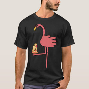 T-shirt Caractère mignon Kawaii Funny Pink Bird Dessin Fla