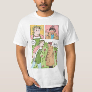 T-shirt caractères d'arrêt du coeur