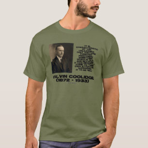 T-shirt Caractéristique du vieux nouveau Coolidge illettr