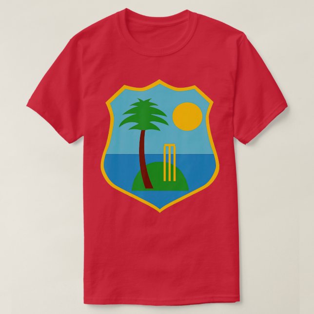 T-shirt Caraïbes Ventilateurs de cricket 1 (Design devant)