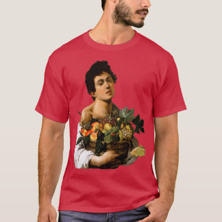 T-shirt Caravaggio Boy avec un panier de fruits 2