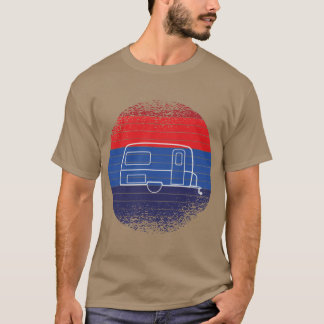 T-shirt Caravane rétro oldschool