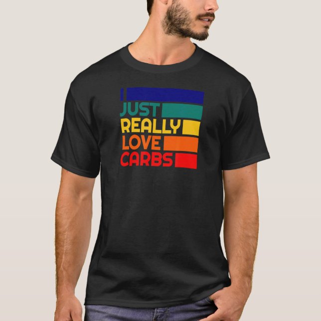 T-shirt Carbes Bodybuilding Poids Diet Coupe Carbs (Devant)