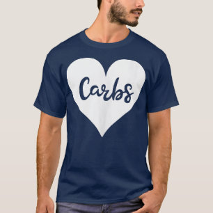 T-shirt Carbes d'amour du coeur Pain Gym Yoga Exercice Hom