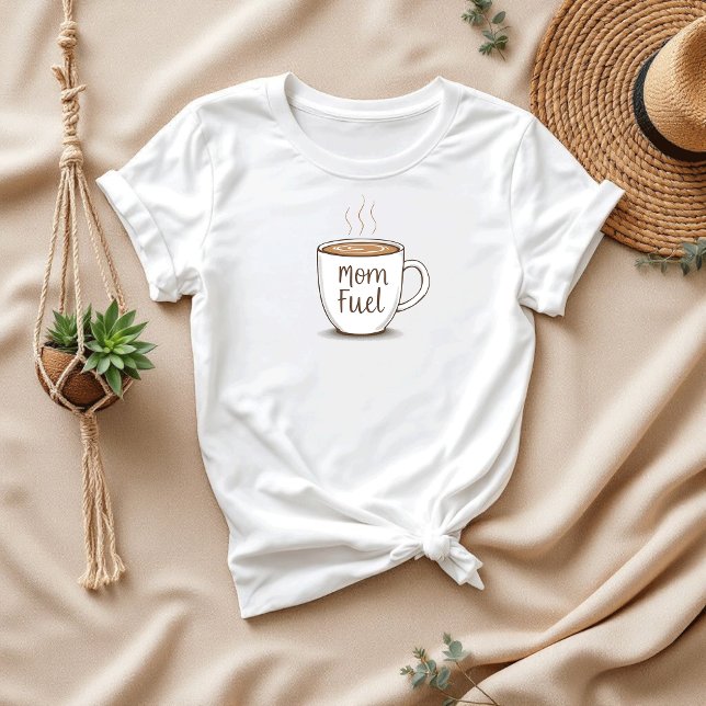 T-shirt Carburant maman | Mignonne et amusante maman amour (Créateur téléchargé)