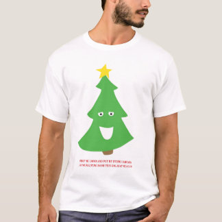 T-shirt Carcasse d'arbre de Noël