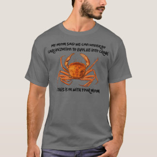 T-shirt Carcinisation Tout devient Crabe classique TShi