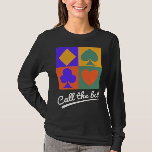 T-shirt Card Games  Call the Bet (Devant)