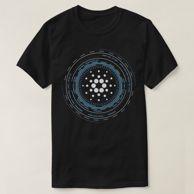 T-shirt Cardano ADA Crypto Crypto Crypto Premium (Design devant)