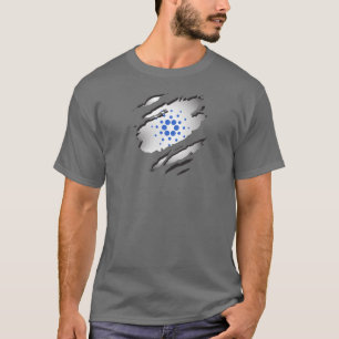 T-shirt Cardano ADA - Image déchirée avec le logo Révéler 