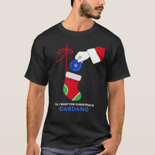 T-shirt Cardano Token Chaussettes de Noël Tout ce que je v