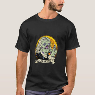 T-shirt Cardano Zombie Dollar Ben Franklin Hotel ADA Crypt