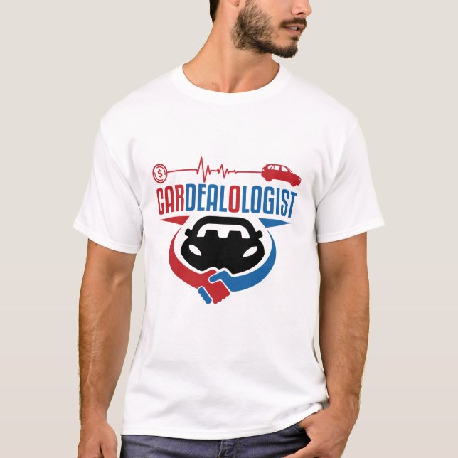 T-shirt Cardealologist Vendeur automobile (Devant)
