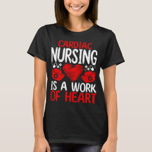 T-shirt Cardiac Infirmière Appréciation Week Travail Cardi