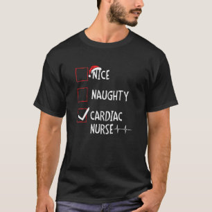 T-shirt Cardiac Noël Infirmière Groupe Famille Infirmière 
