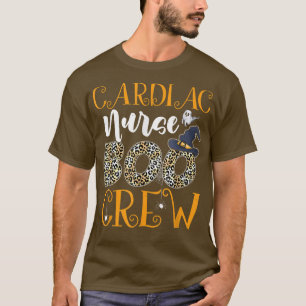 T-shirt Cardiac Nurse Boo Crew Spooky Halloween Boo Ghost 