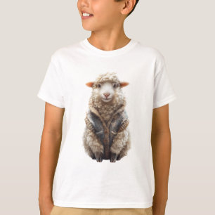 T-shirt Cardigan élégant agneau enfants
