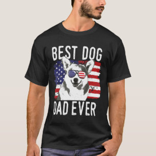 T-shirt Cardigan Gallois Drapeau Américain Homme Meilleur
