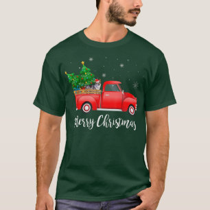 T-shirt Cardigan Welsh Corgi Chien équitation Camion Rouge