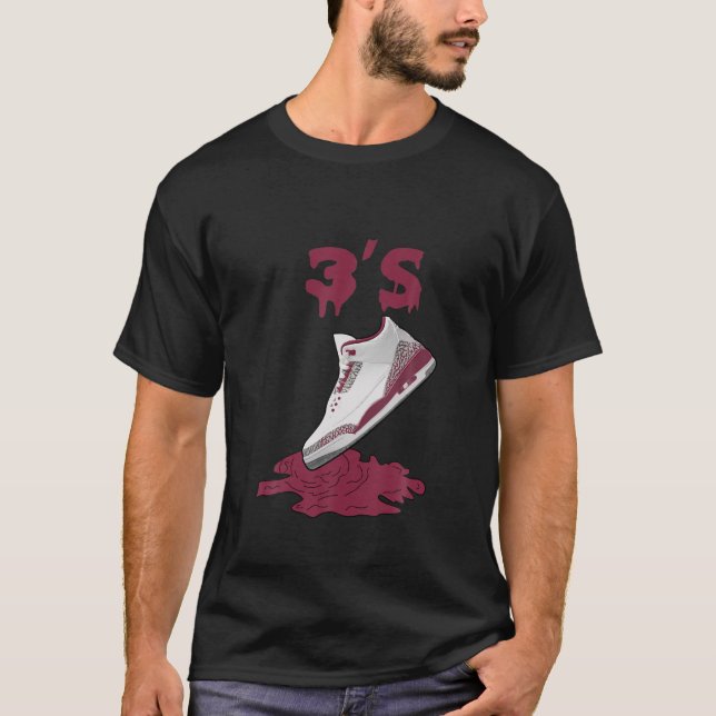T-shirt Cardinal 3S Tee To Matching Chaussures Driving 3 C (Devant)