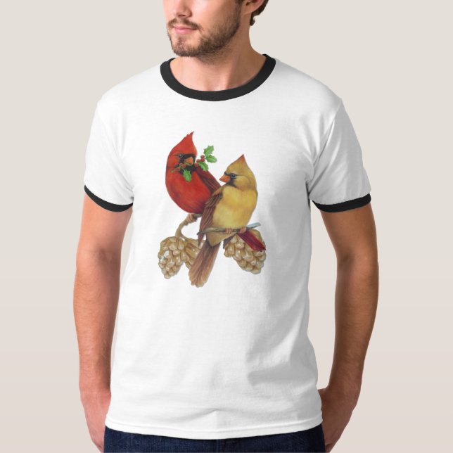 T-shirt Cardinal Pair (Devant)