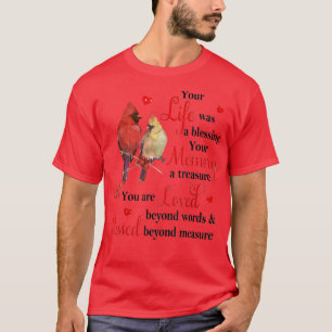 T-shirt Cardinal Votre Vie Était Une Bénédiction Pour Votr
