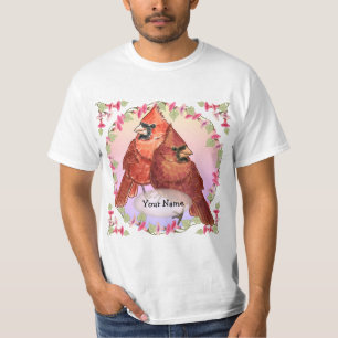 T-shirt Cardinaux floraux