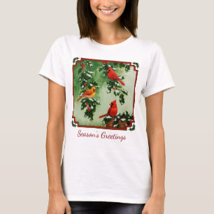 T-shirt Cardinaux rouges du Nord et Holly