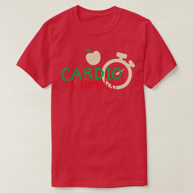 T-shirt Cardio Is Hardio 2 (Design devant)