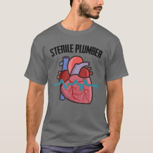 T-shirt Cardiologie Plomberie stérile Cardiologiste Nurs d
