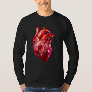 T-shirt Cardiologue Coeur Et Fleurs Anatomiques Design