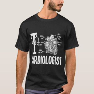 T-shirt Cardiologue d'amour Anatomie cardiaque Cardiologie