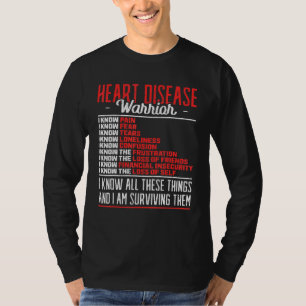 T-shirt Cardiologue guerrier de maladies cardiaques