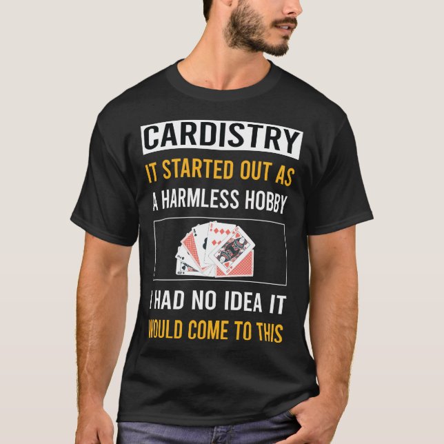 T-shirt Cardistique de passe-temps sans danger (Devant)