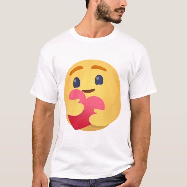 T-shirt Care Emojis Facebook (Devant)