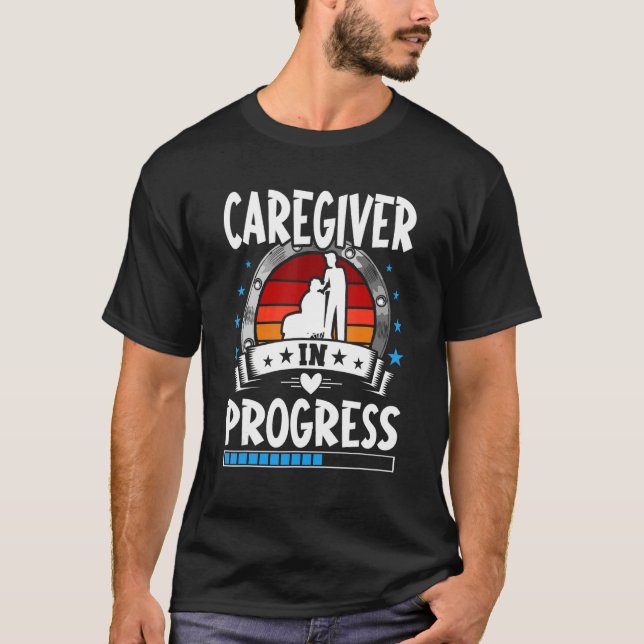 T-shirt Caregiver In Progress Trainee Student (Devant)