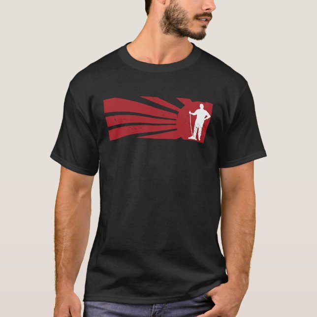 T-shirt caretaker cleaner and janitor custodian Janitorial (Devant)