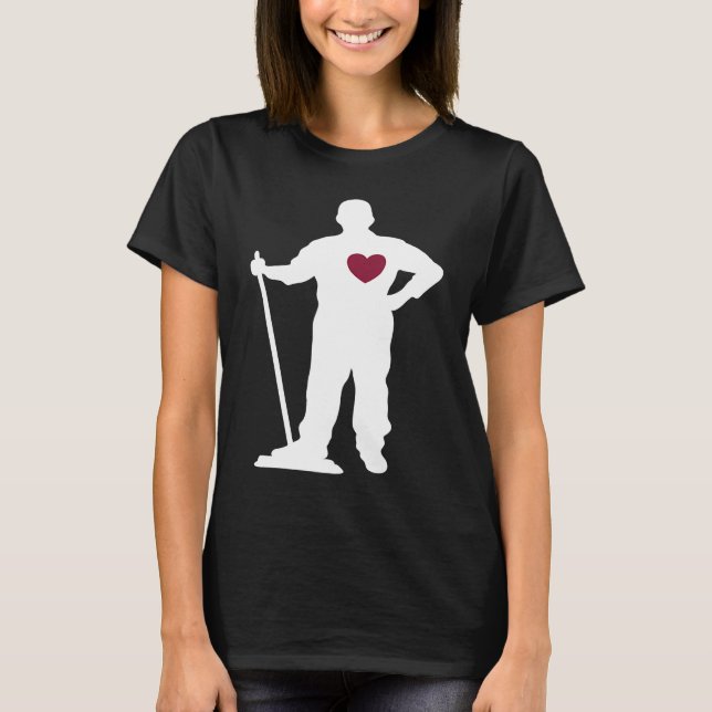 T-shirt caretaker cleaner janitor custodian cleanser for w (Devant)